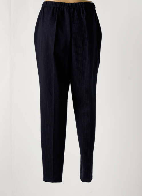 Pantalon drept talie elastică mărime normală negru GEVANA femme