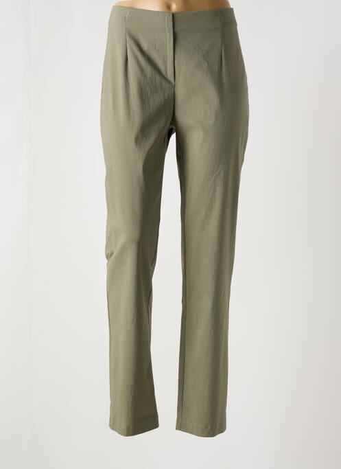 Pantalon slim verde ANNA MONTANA femeie