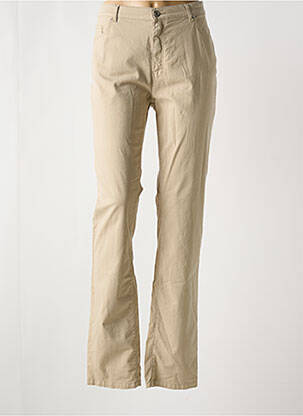 Blugi cu croială slim bej BRUNO SAINT HILAIRE femeie