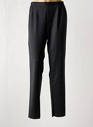 Pantalon drept talie cu cleme talie înaltă gri GEVANA femeie