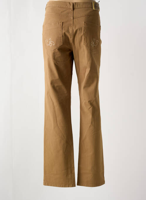 Pantalon drept maro BRUNO SAINT HILAIRE femeie