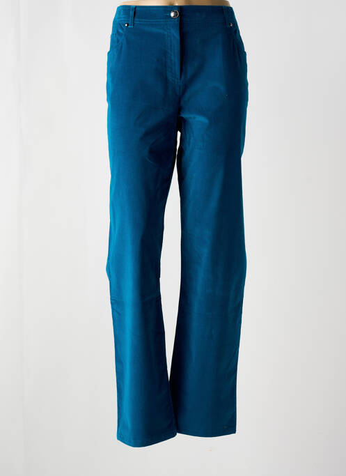 Pantalon drept albastru PAUSE CAFE femeie