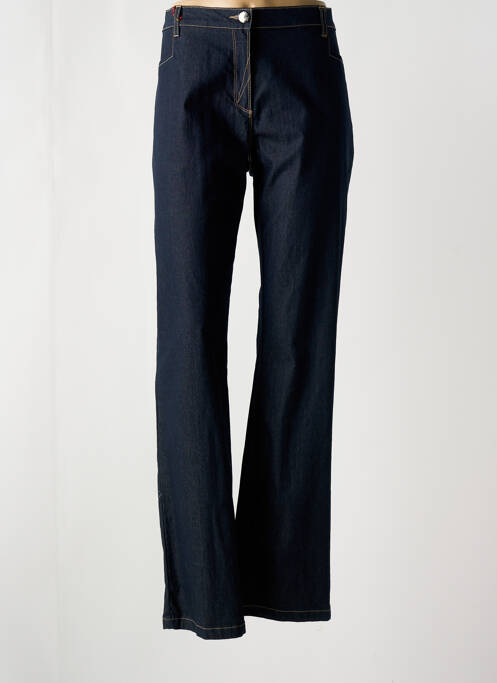 Blugi cu croială dreaptă elasticitate mărime normală albastru AVENTURES DES TOILES femme