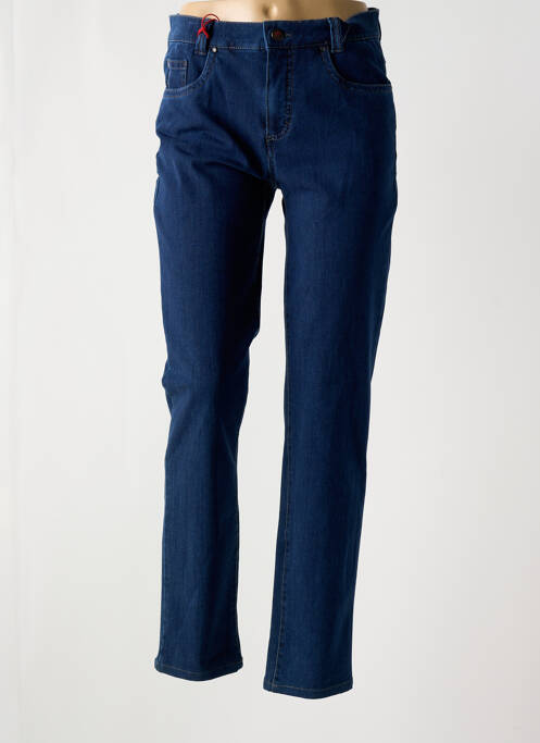 Blugi cu croială slim albastru ANNA MONTANA femeie