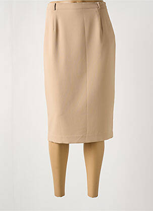 Fustă midi bej FRANK EDEN femeie