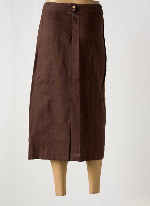 Fustă midi maro JAC JAC femeie