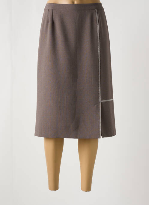 Fustă midi maro GEVANA femeie