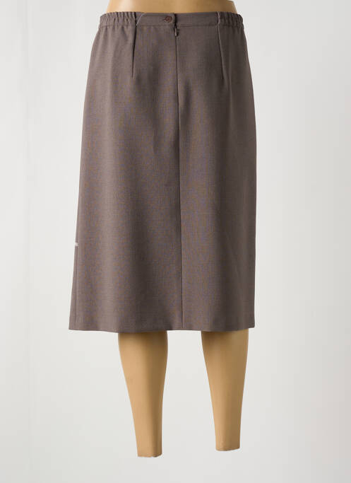 Fustă midi maro GEVANA femeie