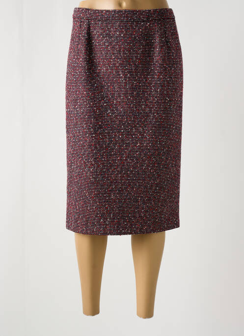 Fustă midi roșu GEVANA femeie