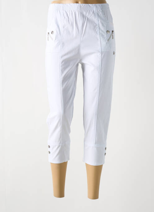 Pantalon trei sferturi alb CHERRY B femeie