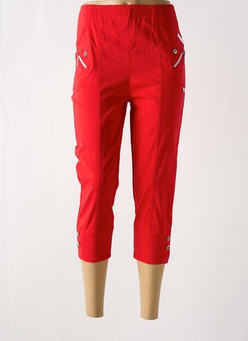 Pantalon trei sferturi roșu CHERRY B femeie