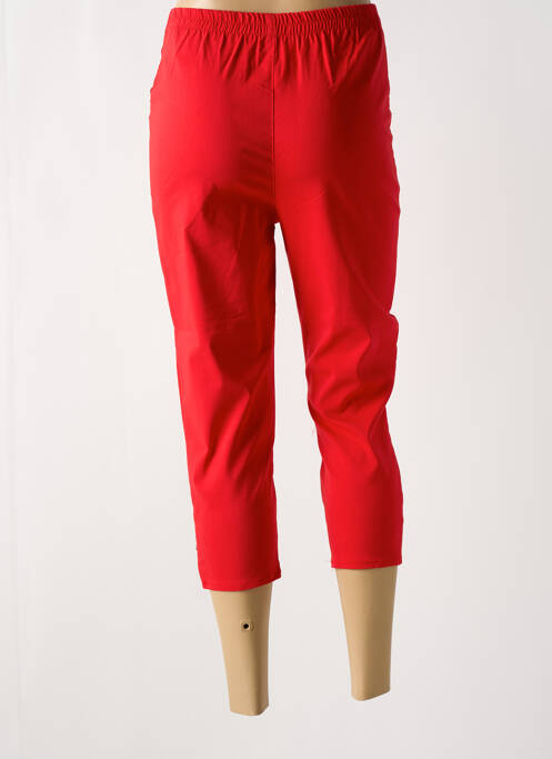 Pantalon trei sferturi roșu CHERRY B femeie