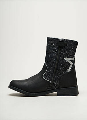 Botine/ghete material neted toc plat până la 3 cm negru KICKERS femeie
