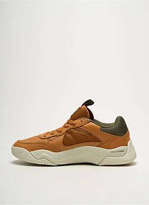 Adidași material neted vârf rotund maro SUPRA bărbat