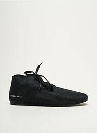 Adidași material neted toc plat până la 3 cm negru ELEVEN PARIS femeie