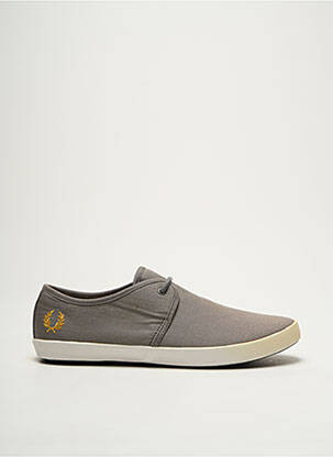 Adidași vârf rotund vârf rotund gri FRED PERRY bărbat
