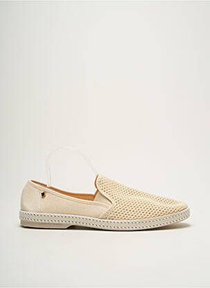 Slip-on-uri vârf rotund vârf rotund bej RIVIERAS bărbat