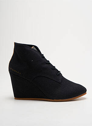 Botine/ghete toc de 7 la 9 cm negru ELEVEN PARIS femeie