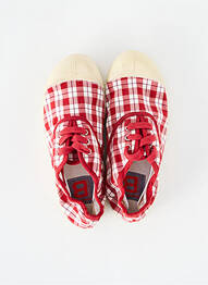 Adidași vârf rotund vârf rotund roșu BENSIMON copil