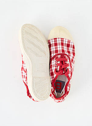 Adidași vârf rotund vârf rotund roșu BENSIMON copil