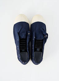 Pantofi de barcă vârf rotund vârf rotund albastru BENSIMON bărbat