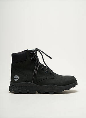 Botine/ghete țesătură satinată vârf rotund negru TIMBERLAND bărbat