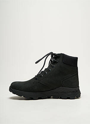 Botine/ghete țesătură satinată vârf rotund negru TIMBERLAND bărbat