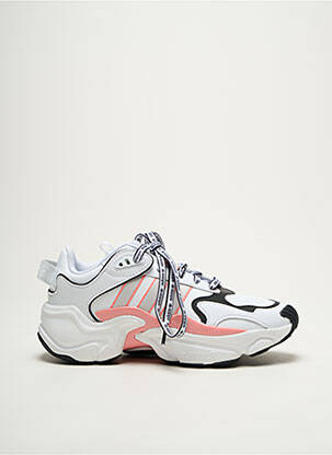 Adidași material neted toc de 4 la 6 cm roz ADIDAS femeie
