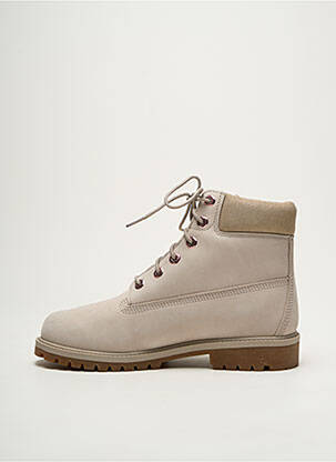 Botine/ghete țesătură satinată toc plat până la 3 cm gri TIMBERLAND femeie