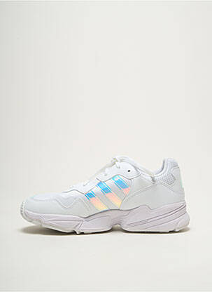 Adidași material neted vârf rotund alb ADIDAS unisex