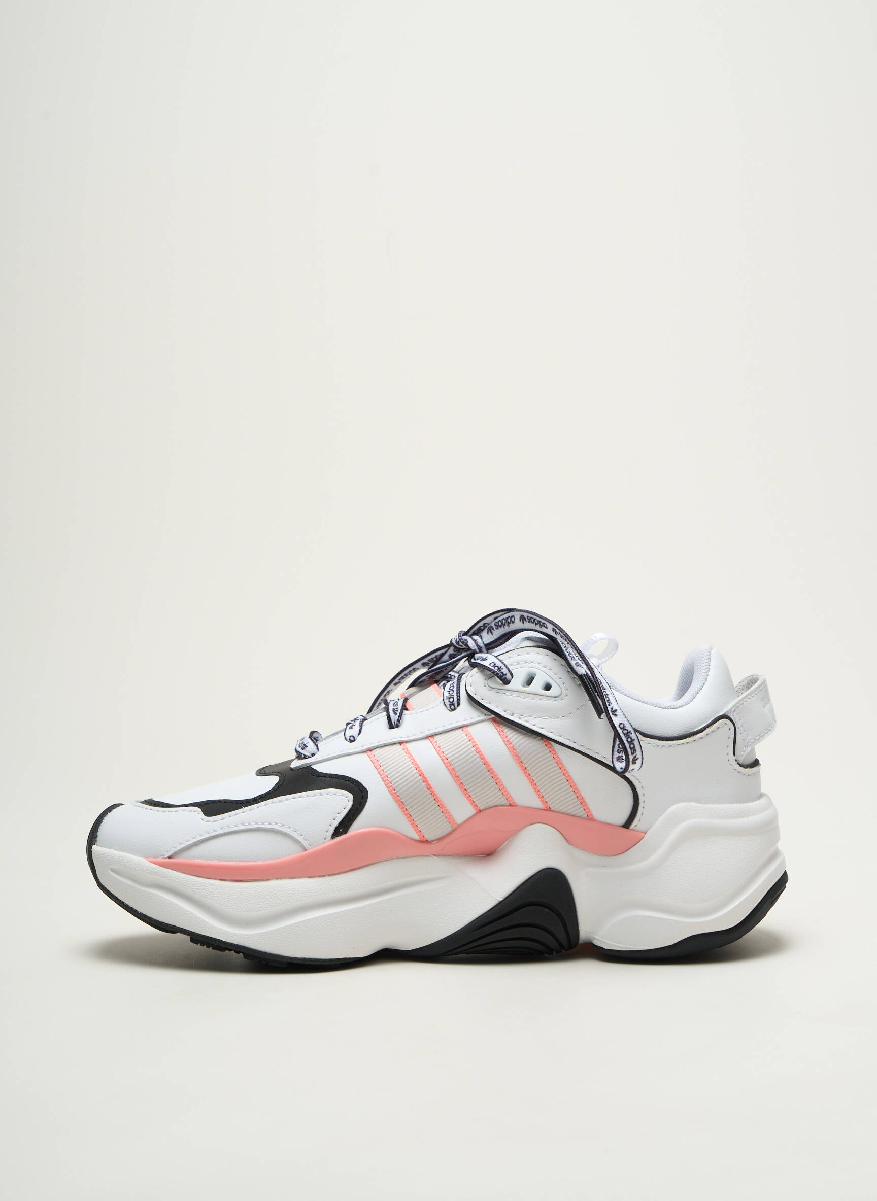 Adidași material neted toc de 4 la 6 cm roz ADIDAS femeie