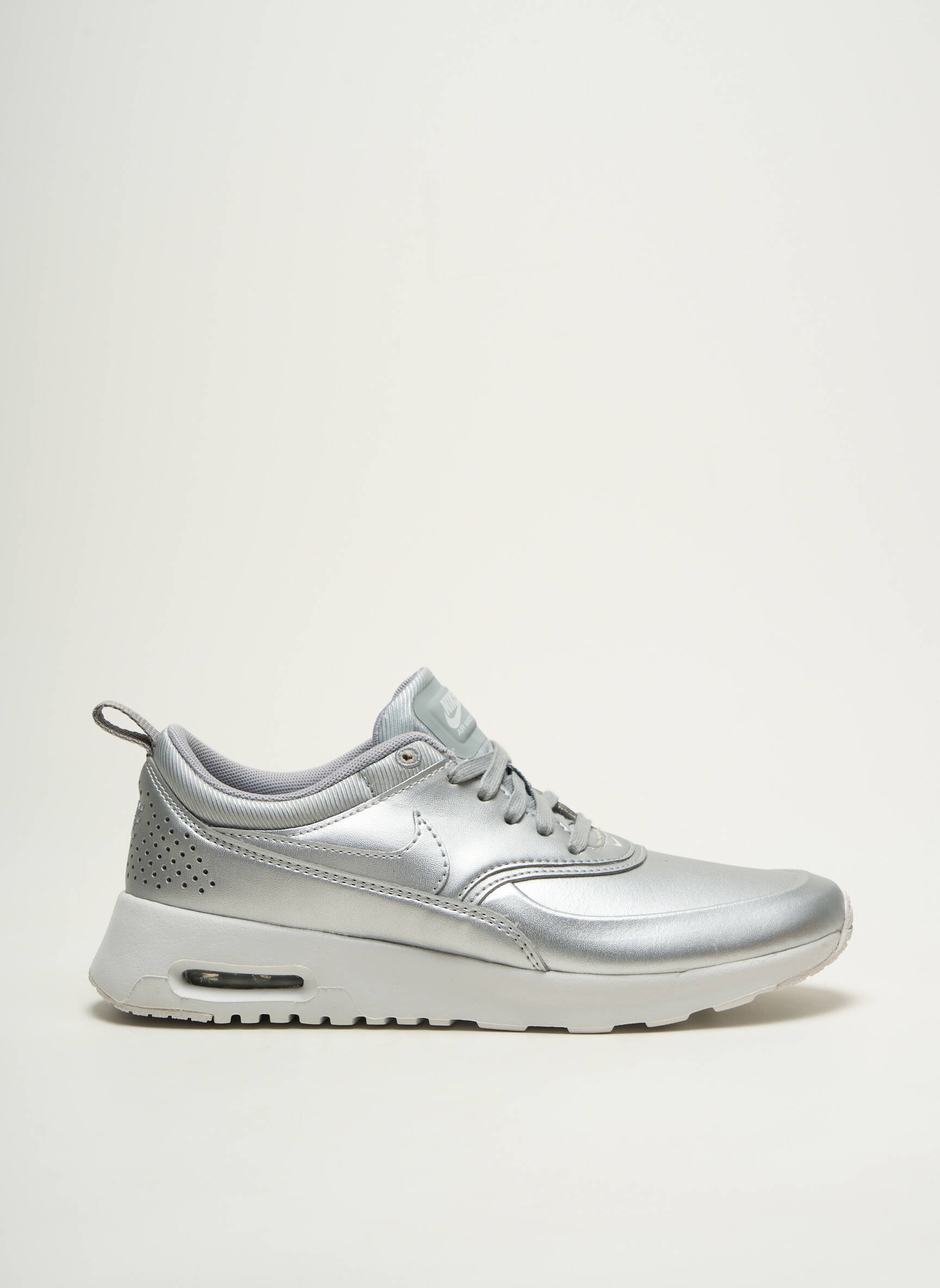 Adidași branț detașabil toc platformă argintiu NIKE unisex
