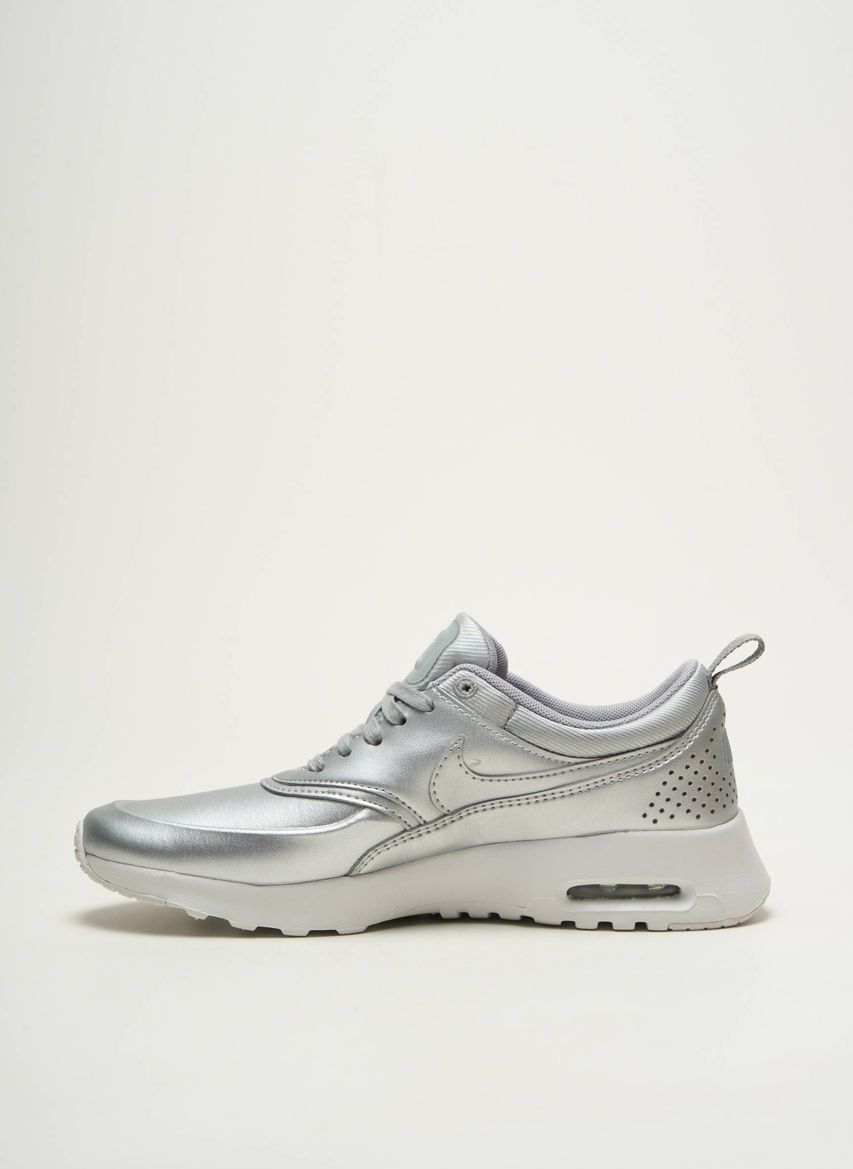 Adidași branț detașabil toc platformă argintiu NIKE unisex