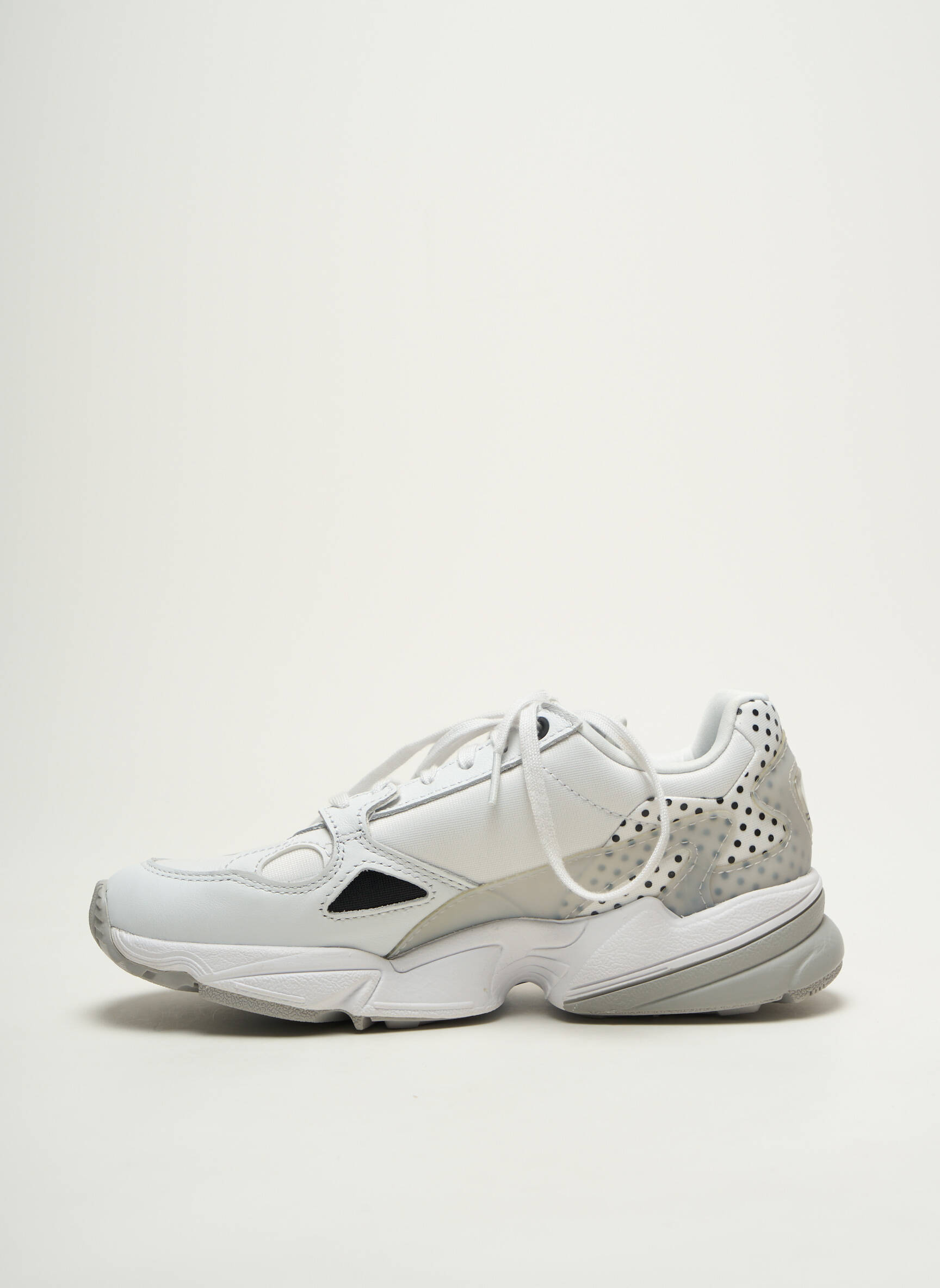 Adidași țesătură satinată toc plat până la 3 cm alb ADIDAS femeie