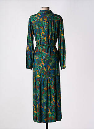 Rochie lungă mâneci lungi mâneci lungi verde AGATHE & LOUISE femeie