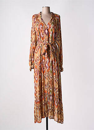 Rochie lungă portocaliu LA PETITE ETOILE femeie