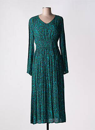 Rochie lungă verde CALIE femeie