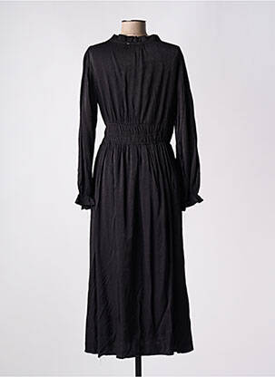 Rochie lungă mâneci lungi mâneci lungi negru EMILIE.K femeie