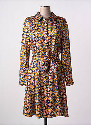 Rochie scurtă maro LA PETITE ETOILE femeie