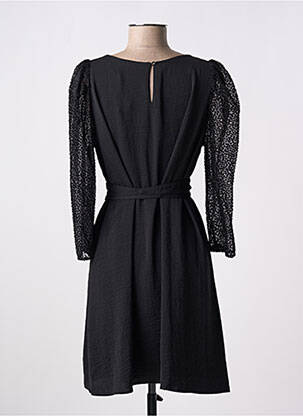 Rochie scurtă mâneci 3/4 mâneci 3/4 negru LA PETITE ETOILE femeie