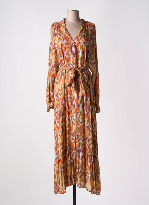 Rochie lungă portocaliu LA PETITE ETOILE femeie