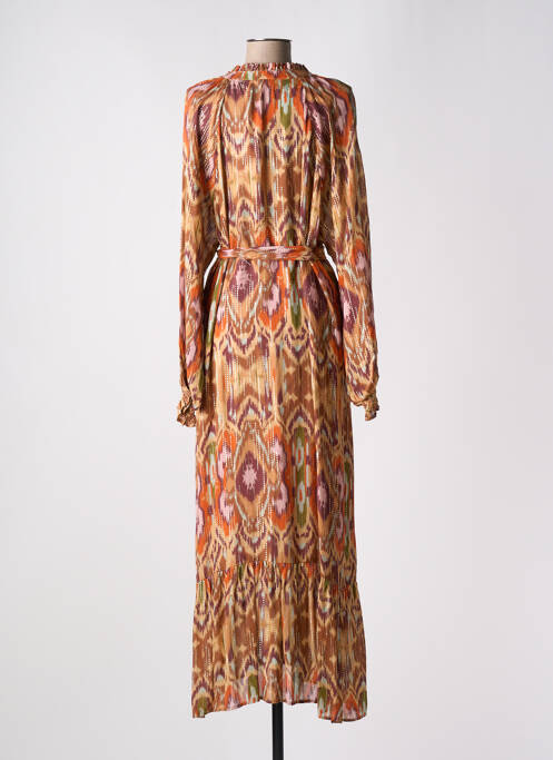 Rochie lungă portocaliu LA PETITE ETOILE femeie