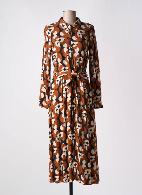 Rochie lungă maro KING LOUIE femeie