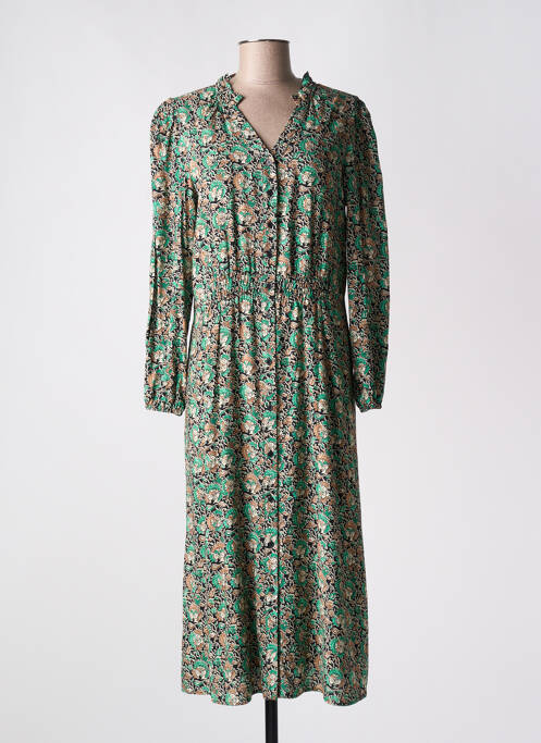 Rochie midi verde C'EST BEAU LA VIE femeie