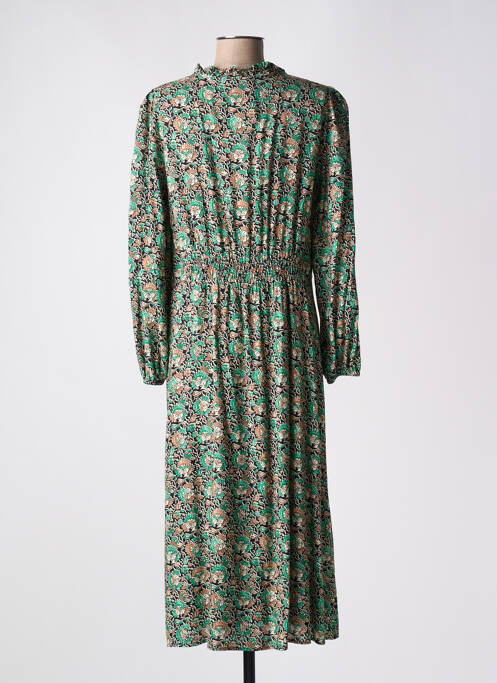 Rochie midi verde C'EST BEAU LA VIE femeie