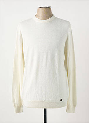 Pulover alb RECYCLED bărbat