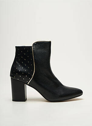 Botine/ghete material neted toc de 4 la 6 cm negru MELLOW YELLOW femeie