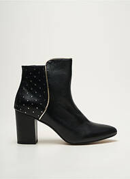 Botine/ghete material neted toc de 4 la 6 cm negru MELLOW YELLOW femeie