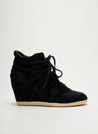 Adidași toc platformă toc de 7 la 9 cm negru ASH femeie