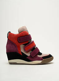 Adidași toc platformă toc de 7 la 9 cm violet ASH femeie